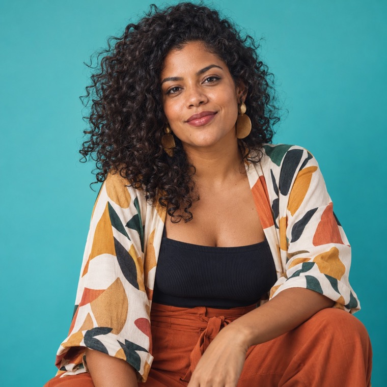 Retrato ilustrativo e provisório associado ao perfil de Desiree Pereira Glatthardt